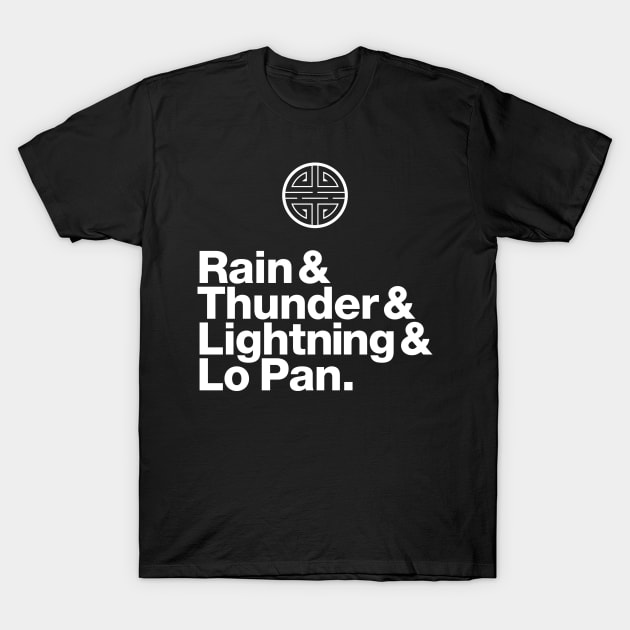Lo Pan & the 3 Storms: Experimental Jetset T-Shirt by HustlerofCultures
